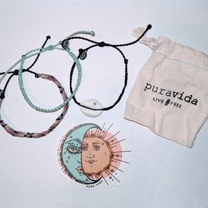 3 Pack Pura Vida bracelets